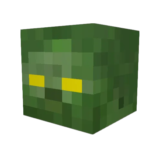skyrat09 Minecraft avatar head, 3D render