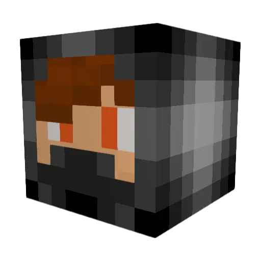 skyrit33 Minecraft avatar head, 3D render