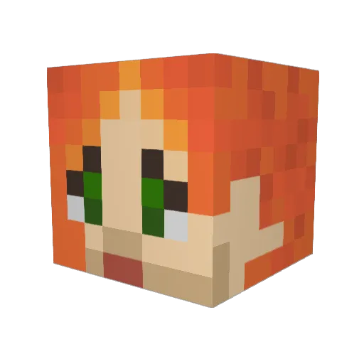 skysquirrel1 Minecraft avatar head, 3D render