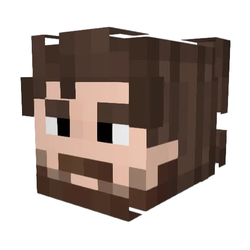 skythebest25 Minecraft avatar head, 3D render