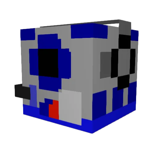 skythekid44 Minecraft avatar head, 3D render