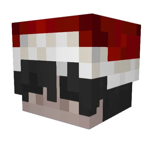 skythevori Minecraft avatar head, 3D render