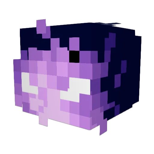 skytown_1 Minecraft avatar head, 3D render