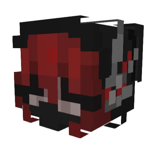 skyupsahl Minecraft avatar head, 3D render
