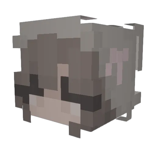 skyveonLIVE Minecraft avatar head, 3D render