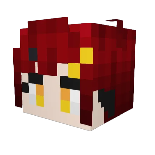 skywalk0507 Minecraft avatar head, 3D render