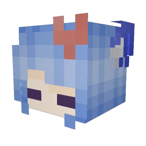 skywarsnolfe Minecraft avatar head, 3D render