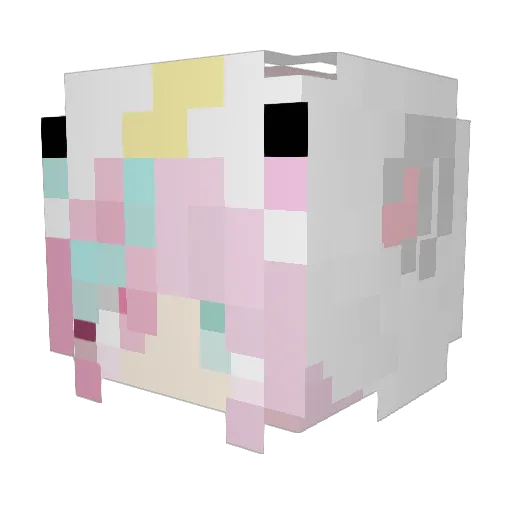 skywithanothery Minecraft avatar head, 3D render