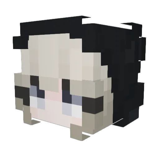 skyylar Minecraft avatar head, 3D render