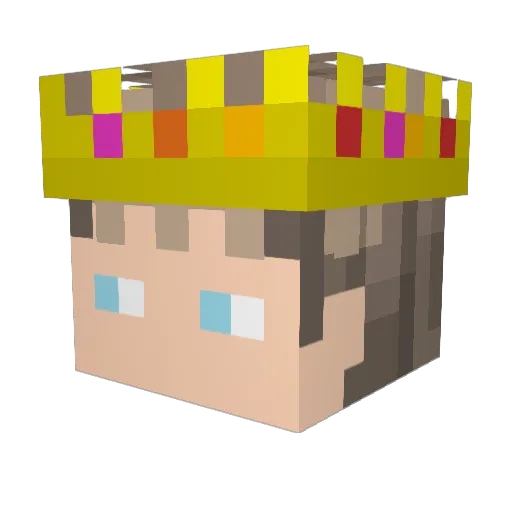 skyyrex Minecraft avatar head, 3D render