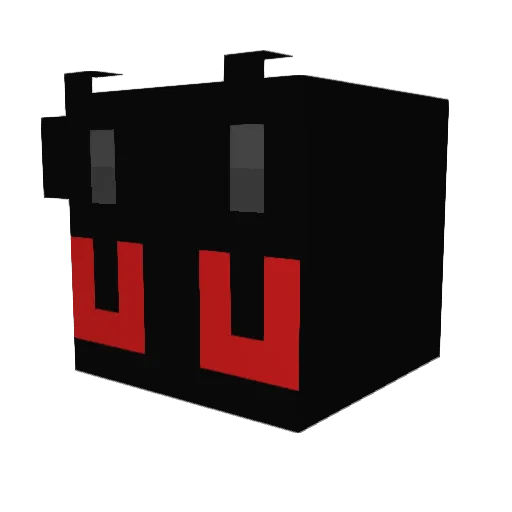 skyzfyy Minecraft avatar head, 3D render