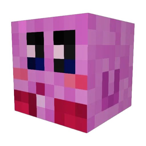 skztw Minecraft avatar head, 3D render