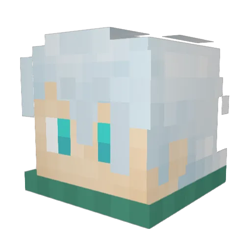sl0th99 Minecraft avatar head, 3D render