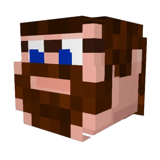 sl0wburnn Minecraft avatar head, 3D render