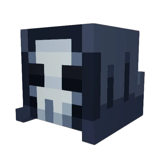 sl4ughterrGhost Minecraft avatar head, 3D render