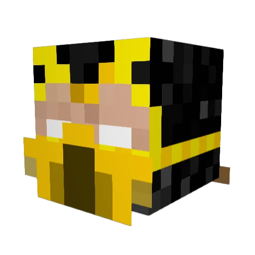 slabking108 Minecraft avatar head, 3D render