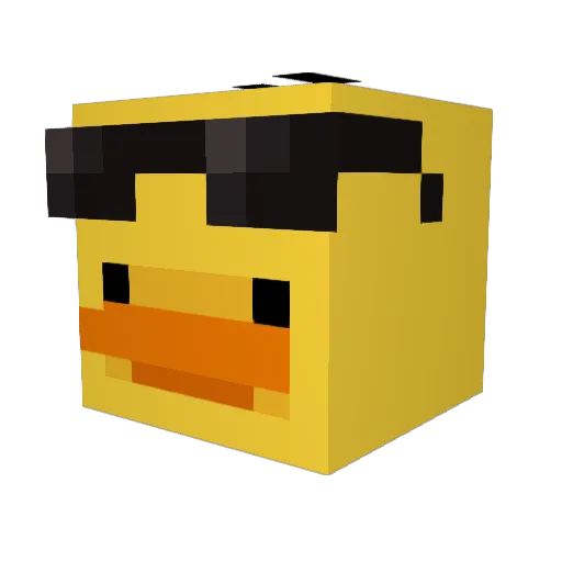 slaby_gracz_ Minecraft avatar head, 3D render