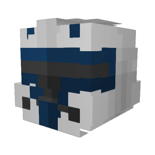 sladder13 Minecraft avatar head, 3D render