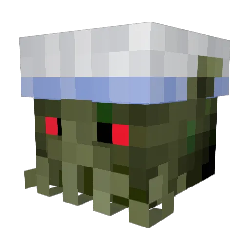 sladeaarker Minecraft avatar head, 3D render