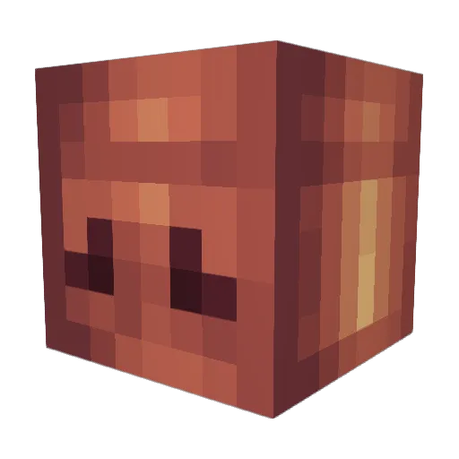 slader13 Minecraft avatar head, 3D render