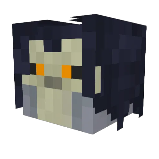 sladverr Minecraft avatar head, 3D render