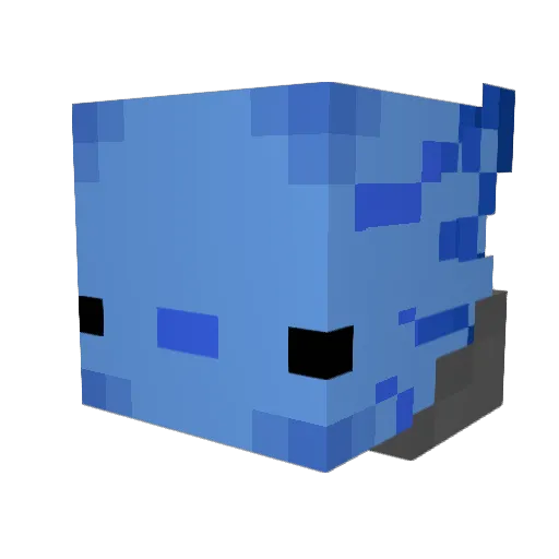 slakyp Minecraft avatar head, 3D render