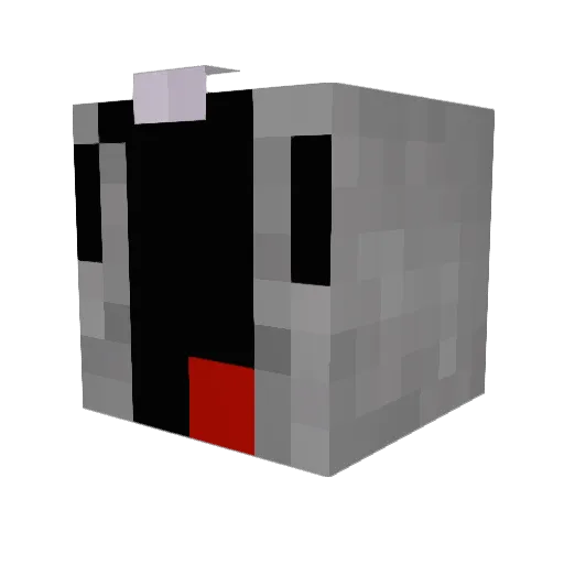 slammer8 Minecraft avatar head, 3D render