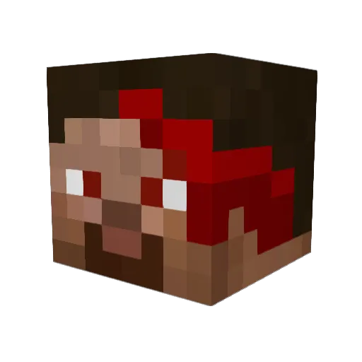 slamshady007 Minecraft avatar head, 3D render