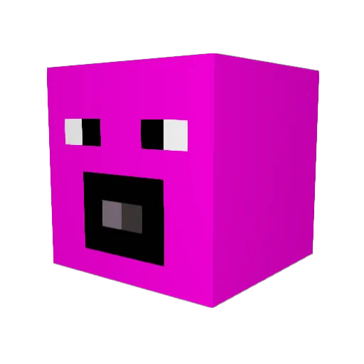 slamsmack_ Minecraft avatar head, 3D render