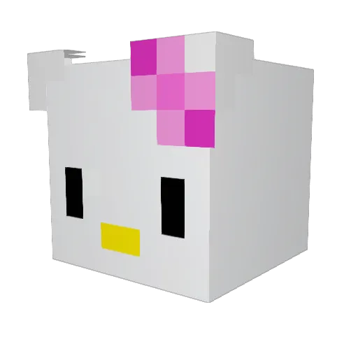 slanecastle Minecraft avatar head, 3D render