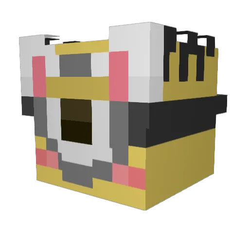 slanina1 Minecraft avatar head, 3D render