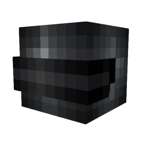 slapdeekJR Minecraft avatar head, 3D render