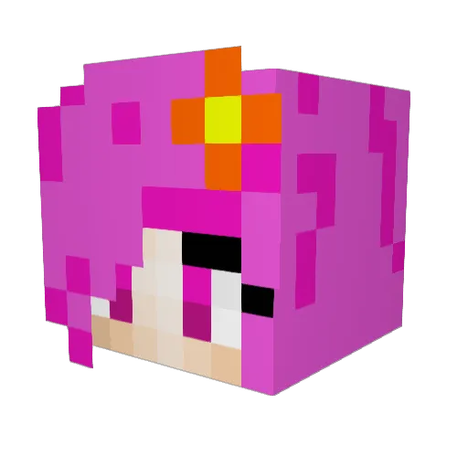 slapmynut Minecraft avatar head, 3D render
