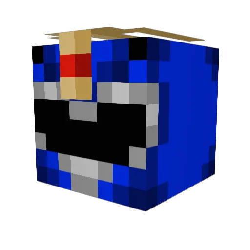 slappyboyyyy Minecraft avatar head, 3D render