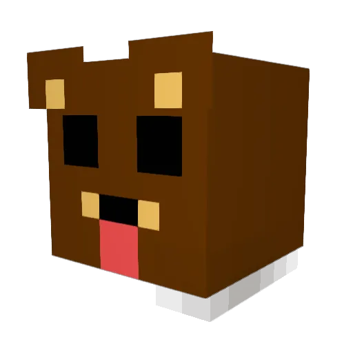 slaraka Minecraft avatar head, 3D render