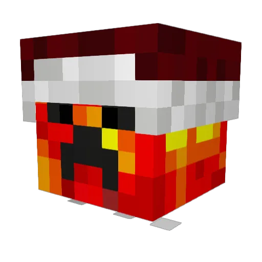 slasher257 Minecraft avatar head, 3D render