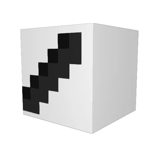slashgive Minecraft avatar head, 3D render