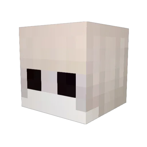slashsh Minecraft avatar head, 3D render