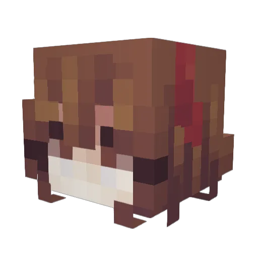 slashstabslice Minecraft avatar head, 3D render