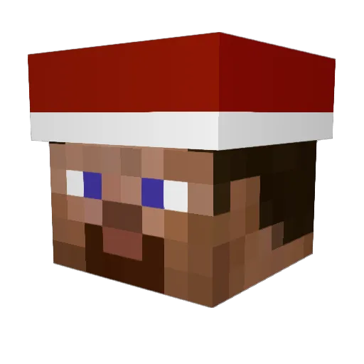slassk1 Minecraft avatar head, 3D render