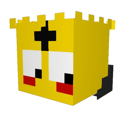 slattboiruss Minecraft avatar head, 3D render
