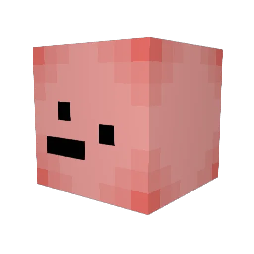 slavebarn Minecraft avatar head, 3D render