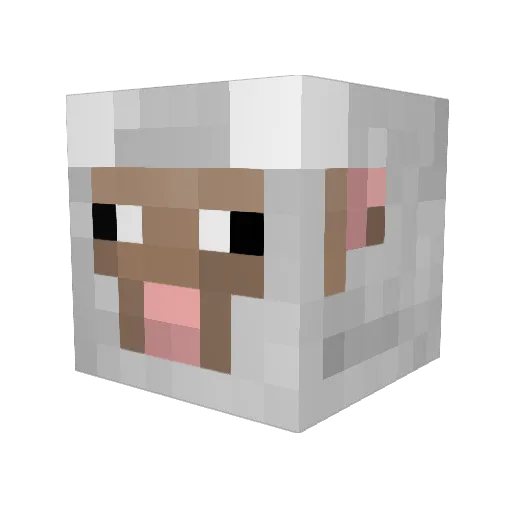 slavenandre Minecraft avatar head, 3D render