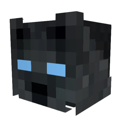 slavenski Minecraft avatar head, 3D render