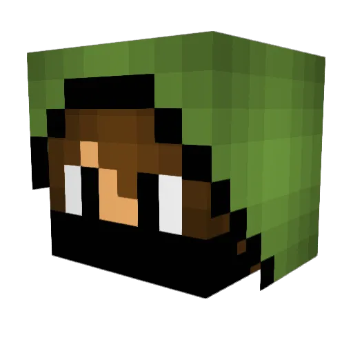 slayerpro8459 Minecraft avatar head, 3D render