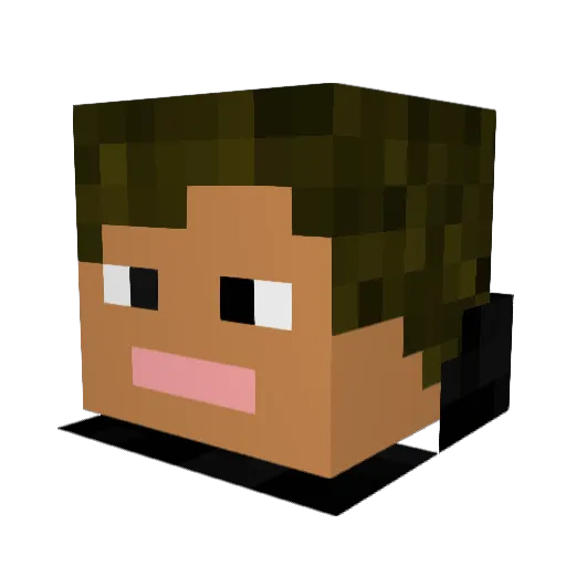 slayerzav Minecraft avatar head, 3D render