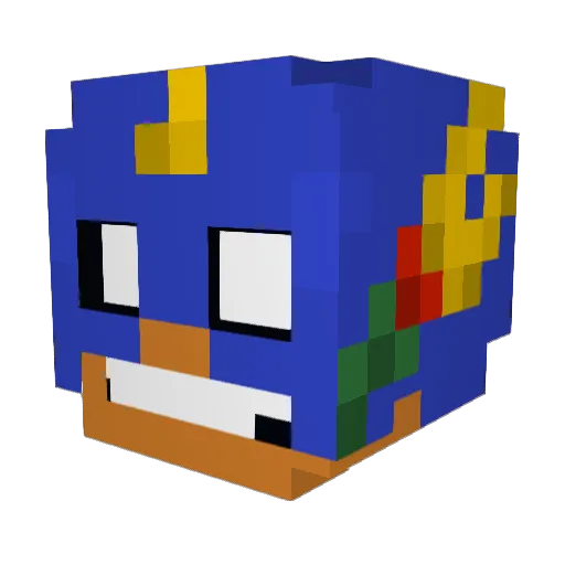 slaykittys Minecraft avatar head, 3D render