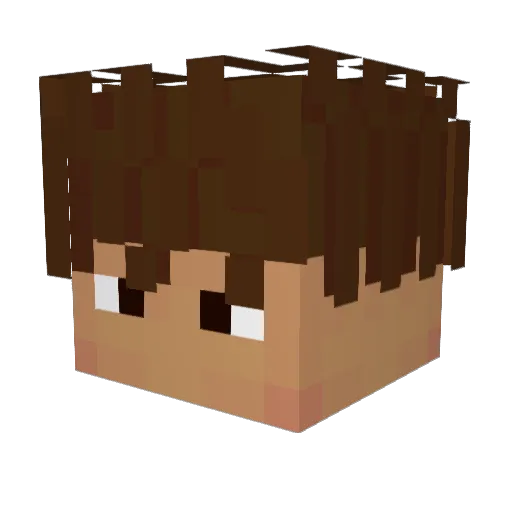 slaymay_ Minecraft avatar head, 3D render