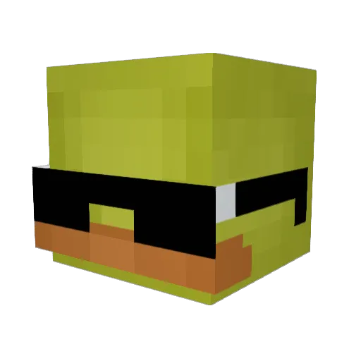 slaymeer Minecraft avatar head, 3D render