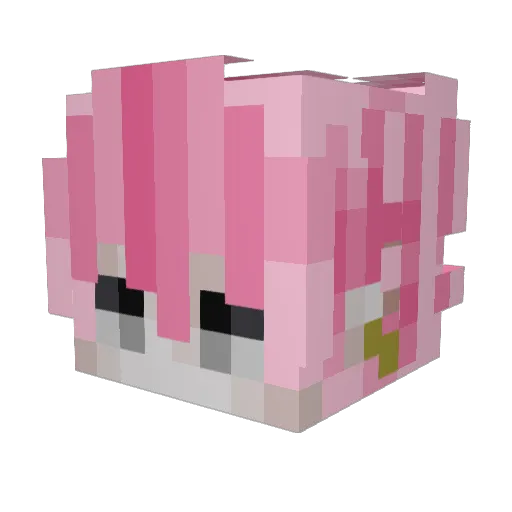 slaywe Minecraft avatar head, 3D render